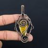 Neelite Gemstone Pure Copper Wire Wrapped Handmade Pendant Jewelry For Gift