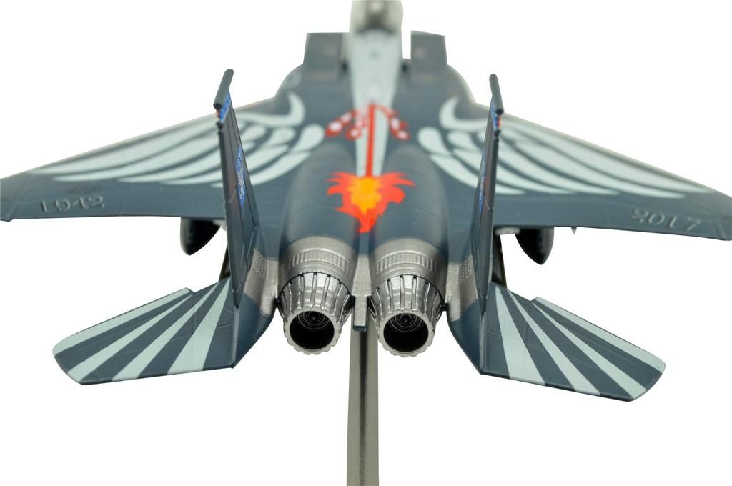 TANG DYNASTY(TM) 1100 F-15E Fighter Attack Aircraft Alloy Completed United States Air Force Airplane Model
