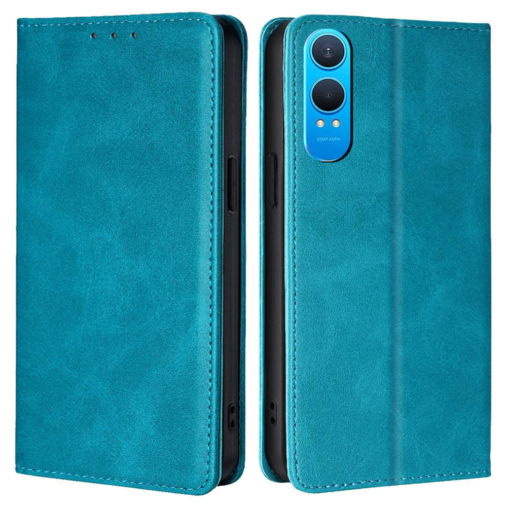 

For OnePlus Nord CE4 Lite 5G/Oppo K12x 5G (China) Case PU Leather Calf Texture Phone Wallet Cover E