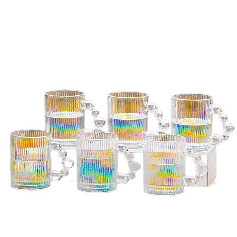 Tianxi Heat-Resistant Glass Tea Cup Set with Handles