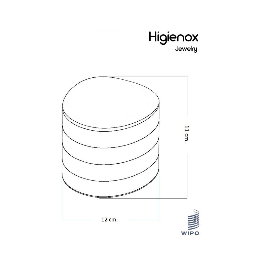 Boîte à bijoux Olivia Jewelry Organisateur de bijoux Blanc