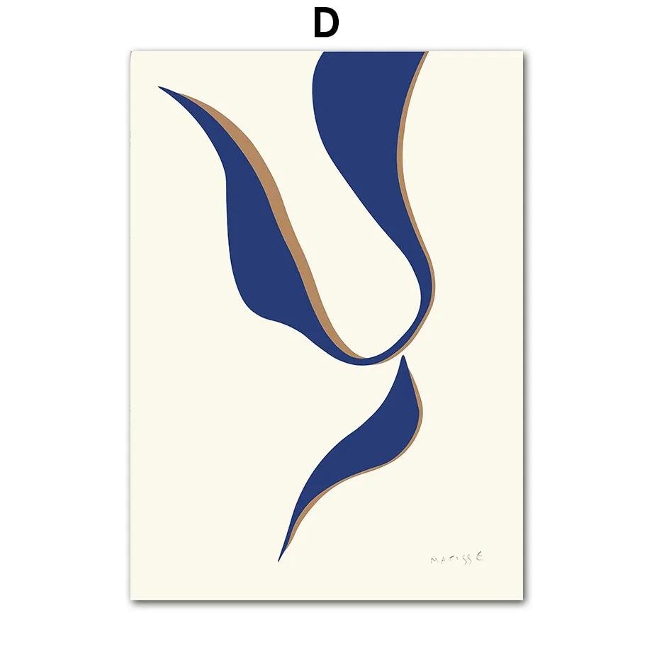 Retro Matisse Girl Coral William Abstract Nordic Posters And Prints Wall Art Canvas Painting Wall Pictures For Living Room Decor