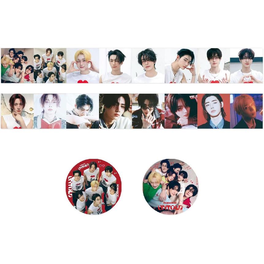 KPOPBP ENHYPEN ROMANCE UNTOLD Album Merch Gift Box Set KPOP Merchandise 55 PCS Photocards, 90 PCS Stickers, Keychain, Lanyards, Gift for ENGENE Boys