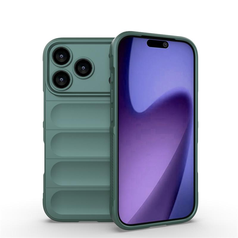 For iPhone 17 Pro Case For iPhone 17 Air iPhone 17 Pro Max Cover Funda Anti-Slip Silicone Shockproof Protective Phone Back Cover
