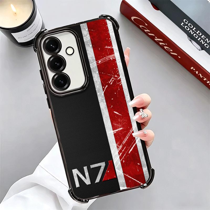 N7 Mass Effect Soft Phone Case For Samsung A17 A27 A07 A37 A57 A16 A56 A15 A55 A14 A54 A13 A53 A26 A36 A25 A35 A24 A34 A23 A33