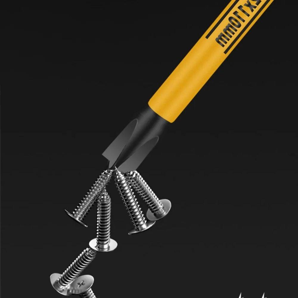 5pcs Non-slip Slotted Cross Screwdriver Bit Impact PH2 Screwdriver Bits Disassembly Tool