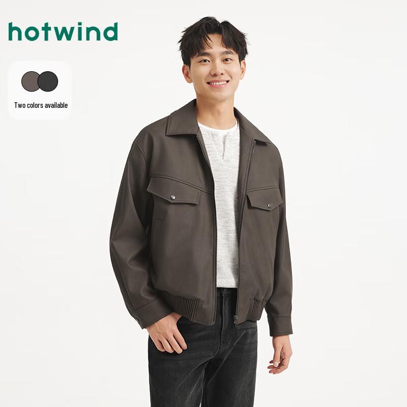 Hotwind Men s Pocket Lapel Jacket F07M25305 2XL