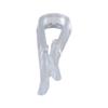 600Pcs Plastic Alligator Clips 1.50"/38mm Folding Clips Transparent Shirt Clips  Clothes