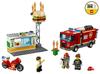 LEGO City Hamburger Shop Fire 60214 Block Toy Boy Car