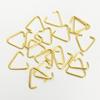 100 Pieces Alloy for Triangle Open Jump Ring Split Ring Connector Clasp Hook DIY Findings For Jewelry Making Accessories
