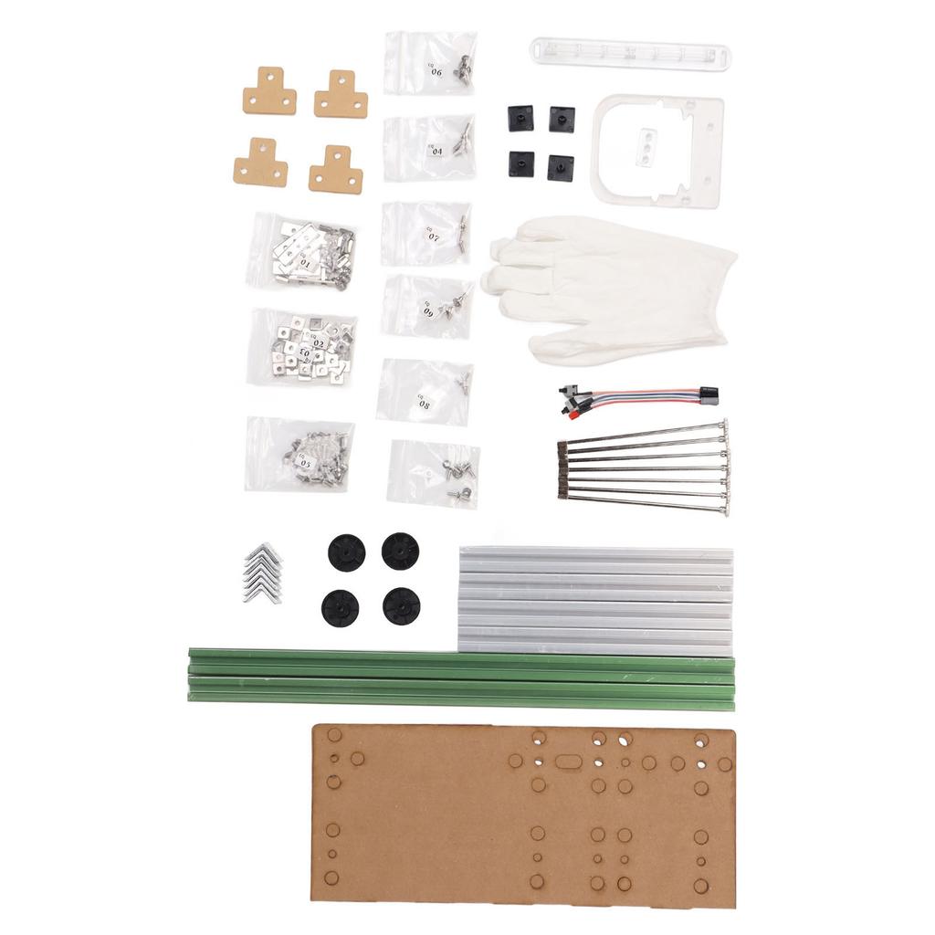 ATX Computer Open Case Bracket Good Heat Dissipation Support 4 PCI Slot Colored Aluminum Alloy DIY Bare Frame for Home