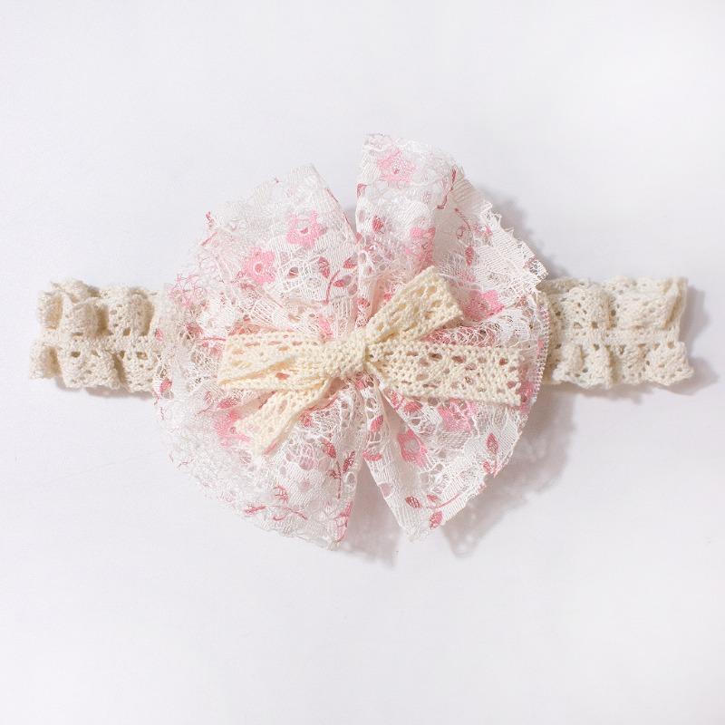 New Baby Headscarf, Cute Printed Bow Children's Headband, Summer Thin Baby Hair Accessories