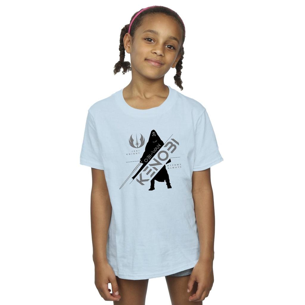 STAR WARS Girls Obi-Wan Kenobi Jedi Knight Cotton T-Shirt