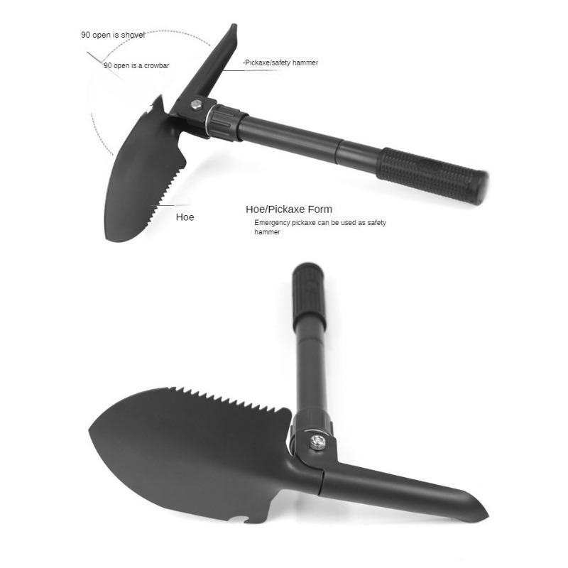 Venkovní ženijní lopata Multifunkční vozidlo vojenská lopata, lopata Přenosná skládací rybářská malá lopata Ordinační lopata