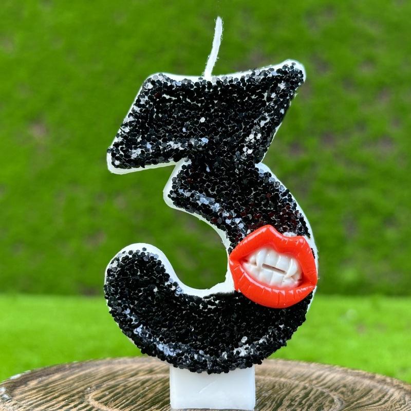 Creative Digital Birthday Candle Cake Party Decoration Birthday Wax Diy