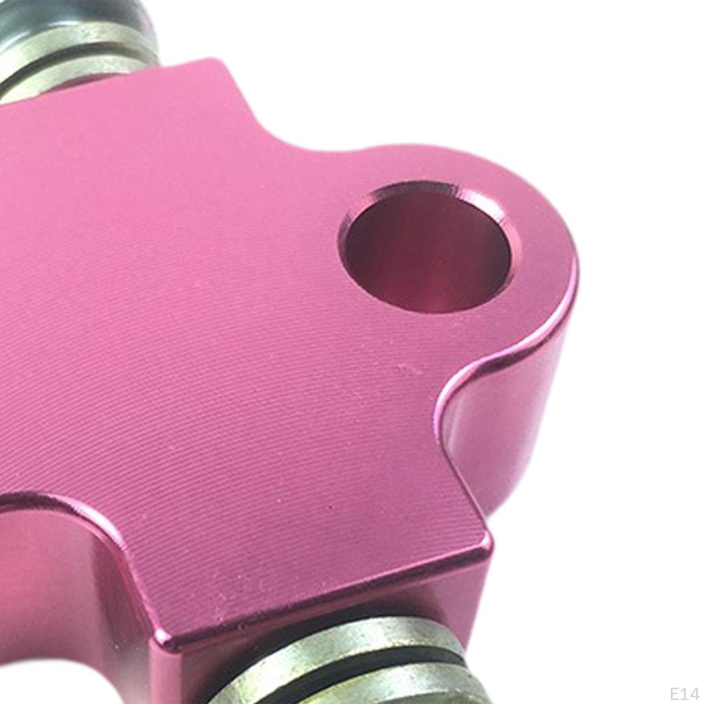 3 Way Brake Oil Hose Connector, Bracket, Modified Triple Adapter for ATV And Off-Road