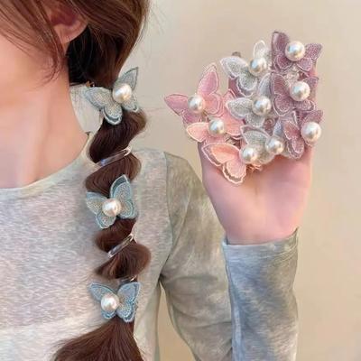 Elastico per telefono, fasce per capelli a farfalla, per donne e ragazze, a spirale, elastico, per code di cavallo, corda per la testa, accessori per capelli