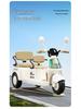 Children's Electric Two-Seater Motorcycle: Rechargeable Three-Wheeler Toy for Boys and Girls