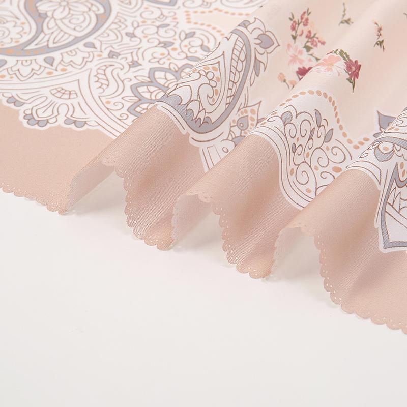 Novo Lenço Quadrado Hijab Estampado Floral de 110cm Cobertura de Cabeça de Verão Respirável para Mulheres Muçulmanas Xale da Moda Cachecóis Faixa de Cabeça