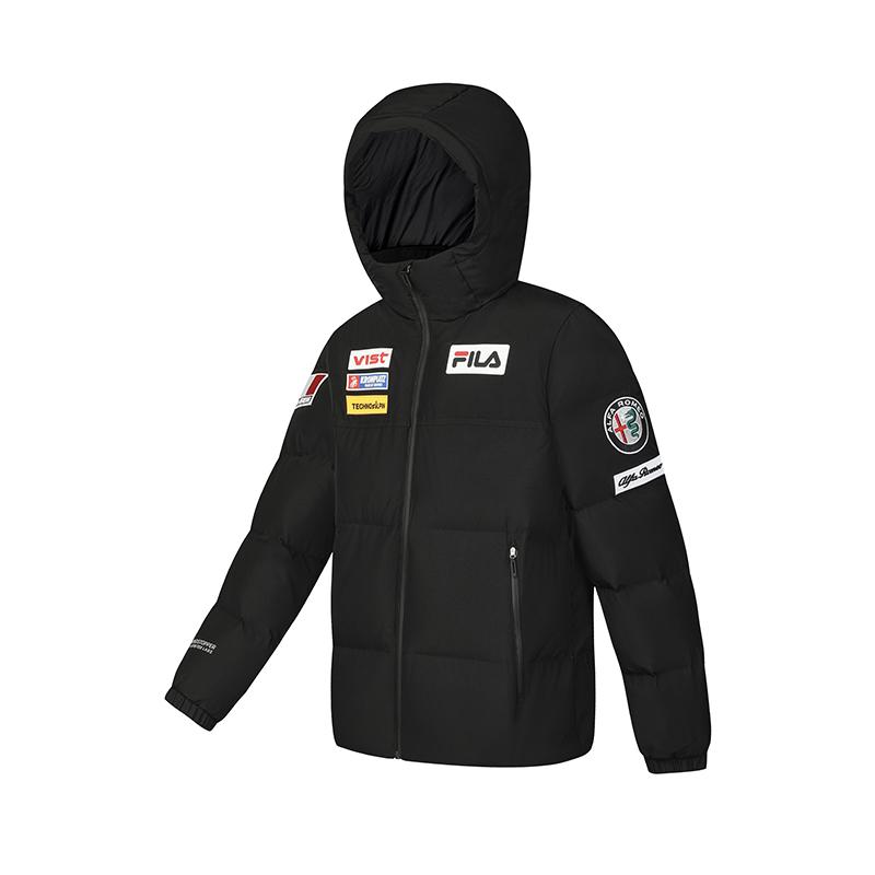 

New FILA SKI Down Jacket Men s Pitch Black A11M446923FBK M(170/92A)