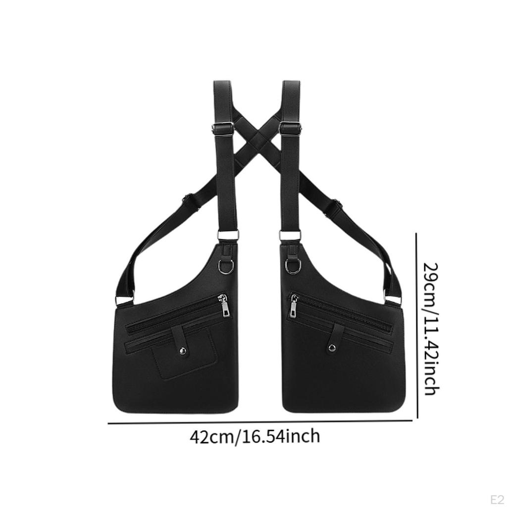 Double Armpit Shoulder Bag Lightweight Underarm for Men Outdoor