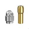 8Pcs 4485 Brass Collet and 2Pcs Nut Set Rotary Tool Accessory ,0.8mm, 1.2mm, 1.5mm, 1.8mm, 2.0mm,