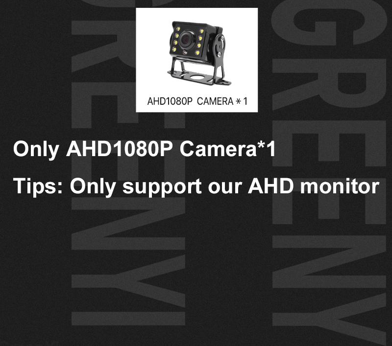 

GreenYi 1080P 7 IPS экран AHD автомобильный монитор видеонаблюдения с 2 камерами ночного видения Starlight заднего вида AHD