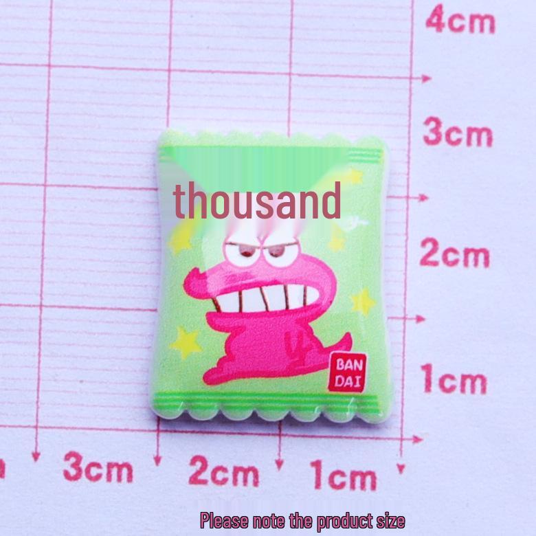 Glossy Handmade Cartoon Candy Resin Hair Clip DIY Accessories.
