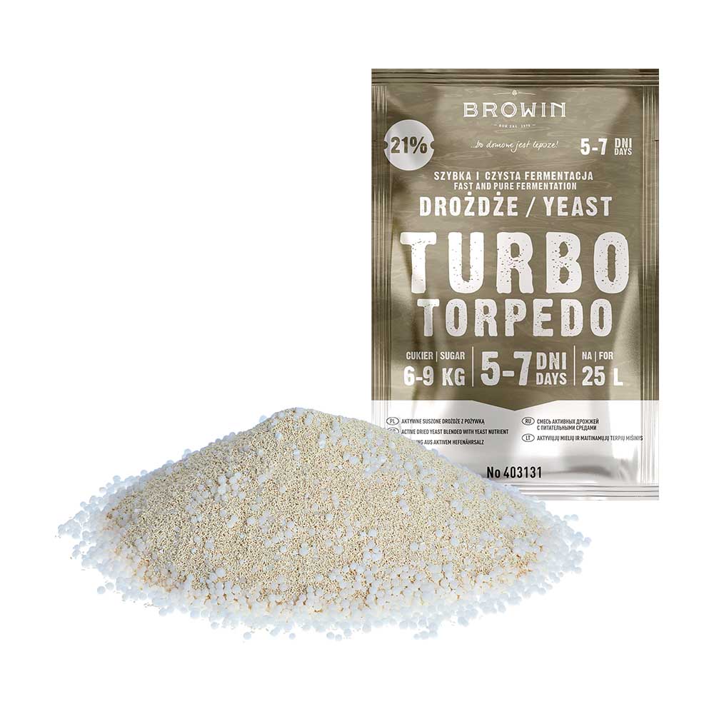 Turbo Torpedo Distiller's Yeast 5-7 Days 21% 100g