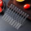 Disposable Plastic Transparent Fruit Picks