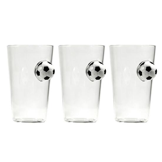 Soccer Beer Glass, Football-Shaped Glass Mug, 700ml Capacity Hot Cold Drink Glass Cup for Bar Pub Home Use