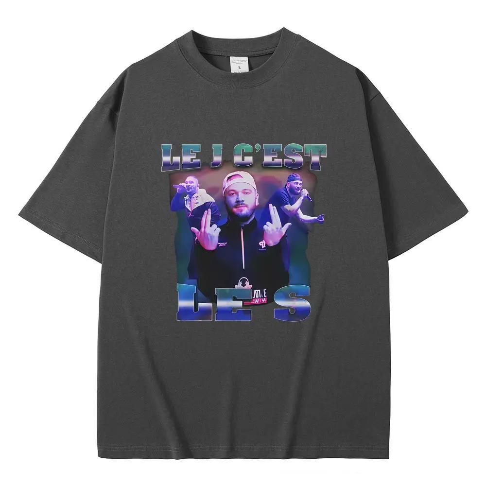 Jul French Rapper Le J Cest Les Graphic Tee Unisex Oversized Cotton Hip Hop Streetwear Cotton Women And Unisex TShirt