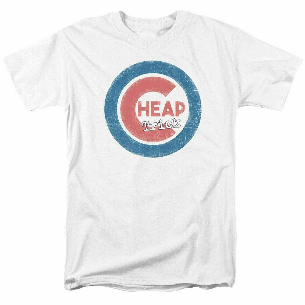 Cheap Trick Cheap Cub T Shirt Licensed Rock n Roll Band Merch Music Tee White L