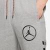 Jordan Large Logo Fleece Joggers Men Bottoms Grey CV2980-091