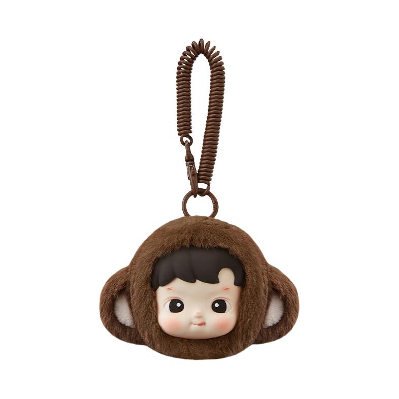 New POP MART EVA Earphone Case Unisex Brown PPMT-2505-008
