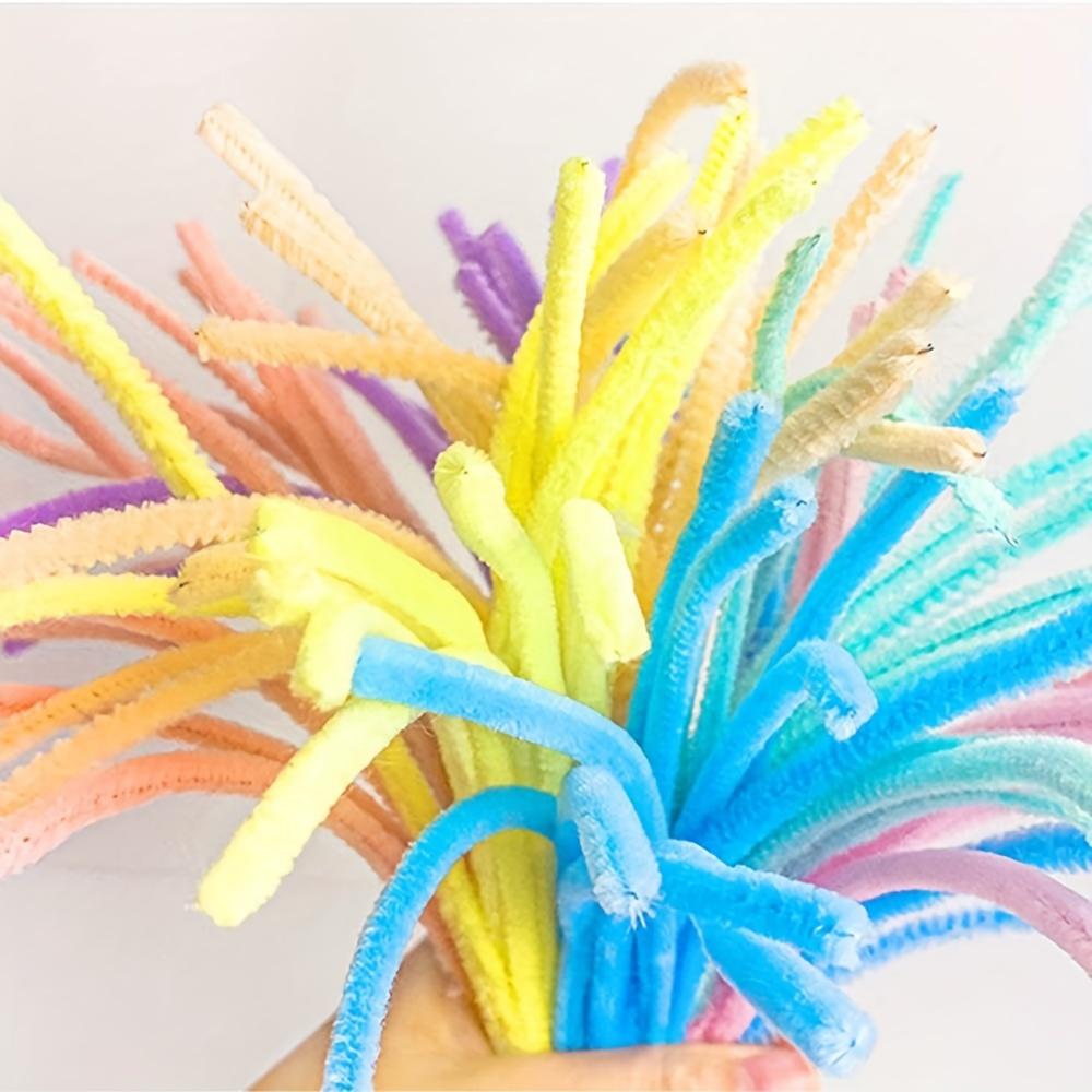 20/100pcs Classic Color Dreamy Macaron Sweet Delicate Hairy Iron Wire Handmade Hairy Root Twister DIY Material Hairy Strips