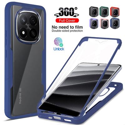 360° Fullt Dekkende Telefondeksler For Xiaomi Redmi Note 14 13 12 11 Pro Plus 14S Støtsikkert Deksel For Xiaomi Redmi Note 12S 11S 10S