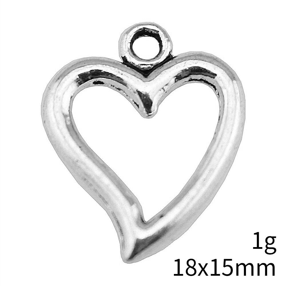 Back To School Charm Bracelet Hollow Peach Heart Charms Pendant Ornaments For Home Male Pendant