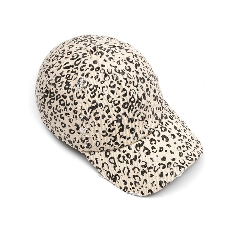 Leopard Print Baseball Cap Women Spring Summer Vintage Sun Hat Cap