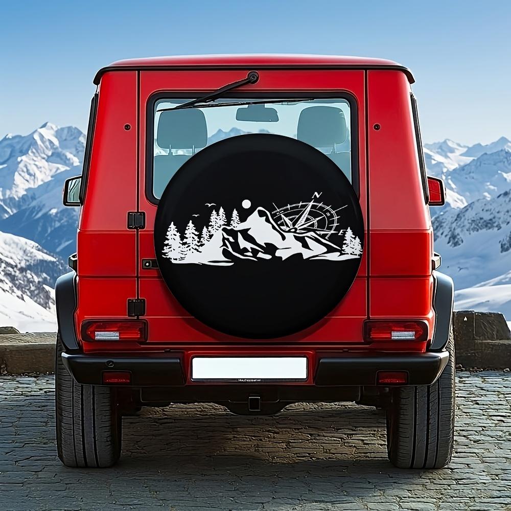 1pc, Universal 14-17 Inch Tire Cover, Ultra-Extreme Outdoor Adventure Style, Suitable For Outdoor Travel, Off-Road Modification,
