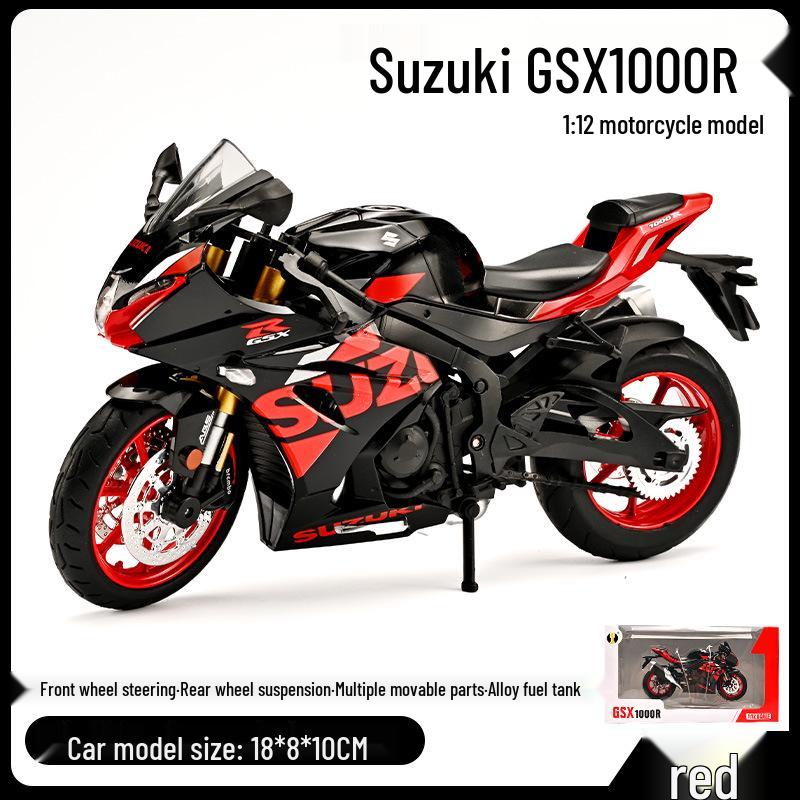 Kawasaki 1:12 Model de motocicleta din aliaj Ducati cu sunet pentru copii