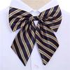 Stripe Airline Stewardess Necktie Korean Style Nurse Neck Wear School Students Neckties Bank Teller Neck Tie Sailor Suit Bowtie