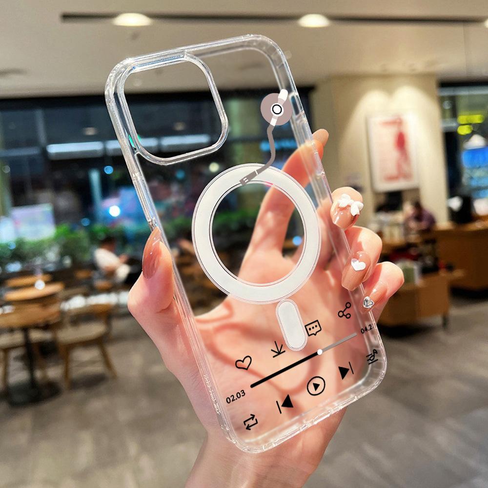 Magnetic Phone Case for iPhone 12 14 16 17 Pro 17 16 15 14 13 12 Pro Max 12 13 14 15 16 High Quality Shockproof Shell Full Protection Cute Style