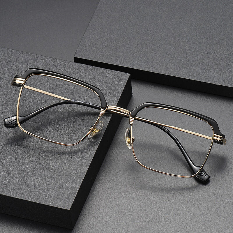 

Geek Chic Rimless Semi-Rimless Horn-Rimmed Glasses Titanium Frame 52062 Single product