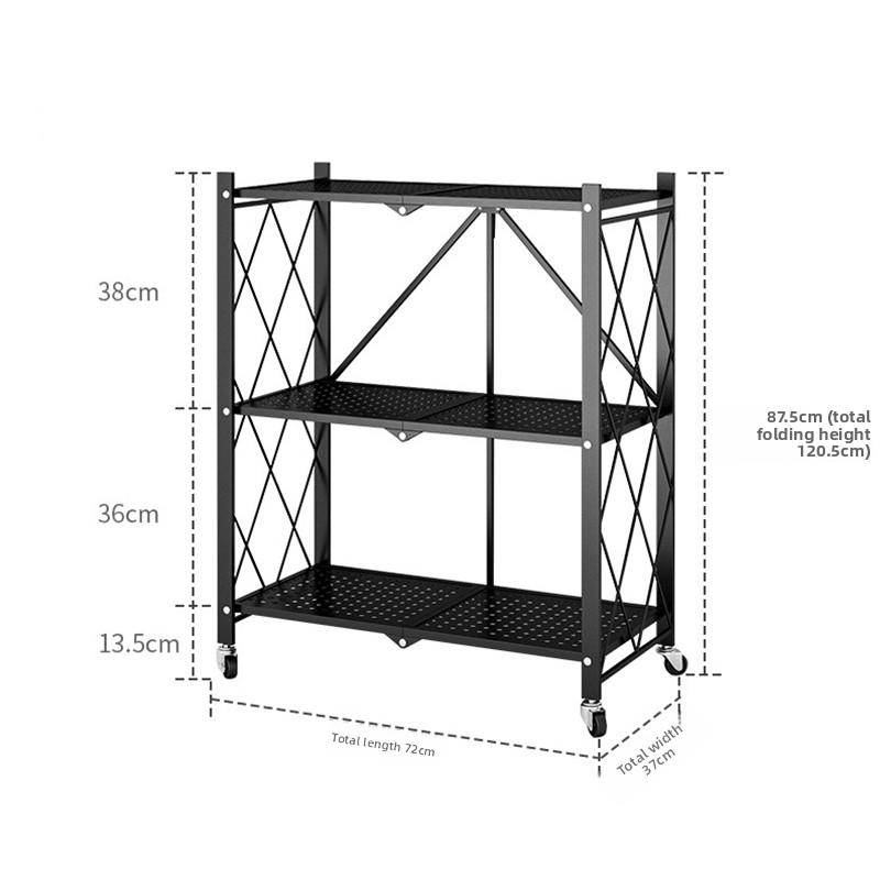 

Metal Racks Simple Modern Multifunctional Holders Household Bathroom Kitchen Organization Nordic Minimalist Folding Shelves