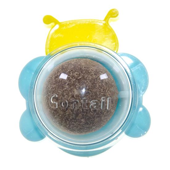 Moisture Proof Cat Chew Toy Stick Anywhere Eco-friendly Kitty Playing Chewing Catnip Ball