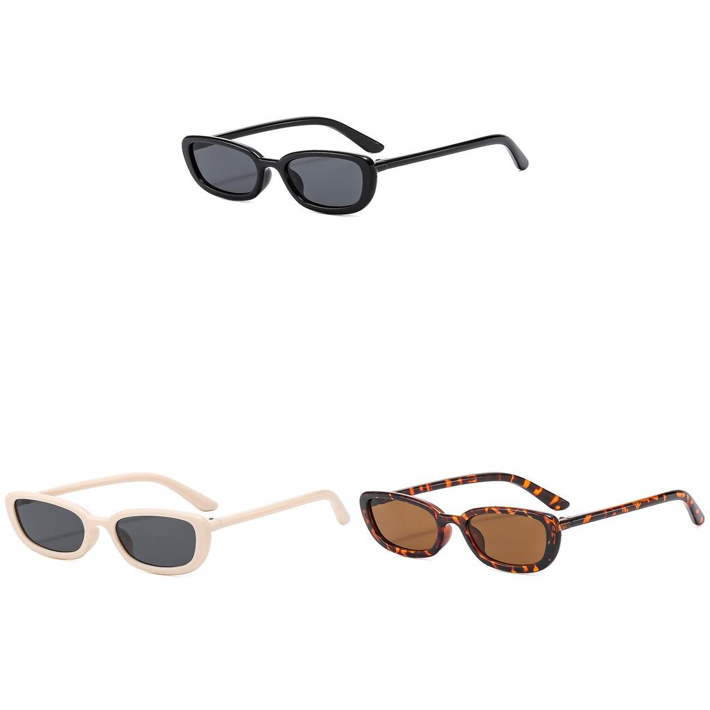 New European Style Cat Eye Sunglasses Vintage Black Frame Gray Lenses For Outdoor Fashion