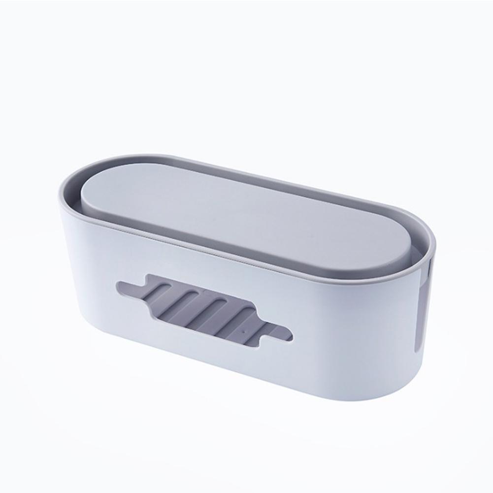 Multifunction Cable Storage Box Case Power Strip Wire Management Socket Safety Tidy Organizer