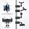 EmJTao Smartphone Holder for Microphone Stand 360-Degree Adjustable Clamp-On Compatible with 4-7 Inch Devices for Live Streaming Stage Performances