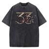 Bavlněná trička pro muže Clair Obscur Expedition 33 Tričko Vintage Wash Dárky pro hráče Nový design Oblečení pro fanoušky her Topy